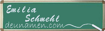 Emilia Schmehl Visitenkarte